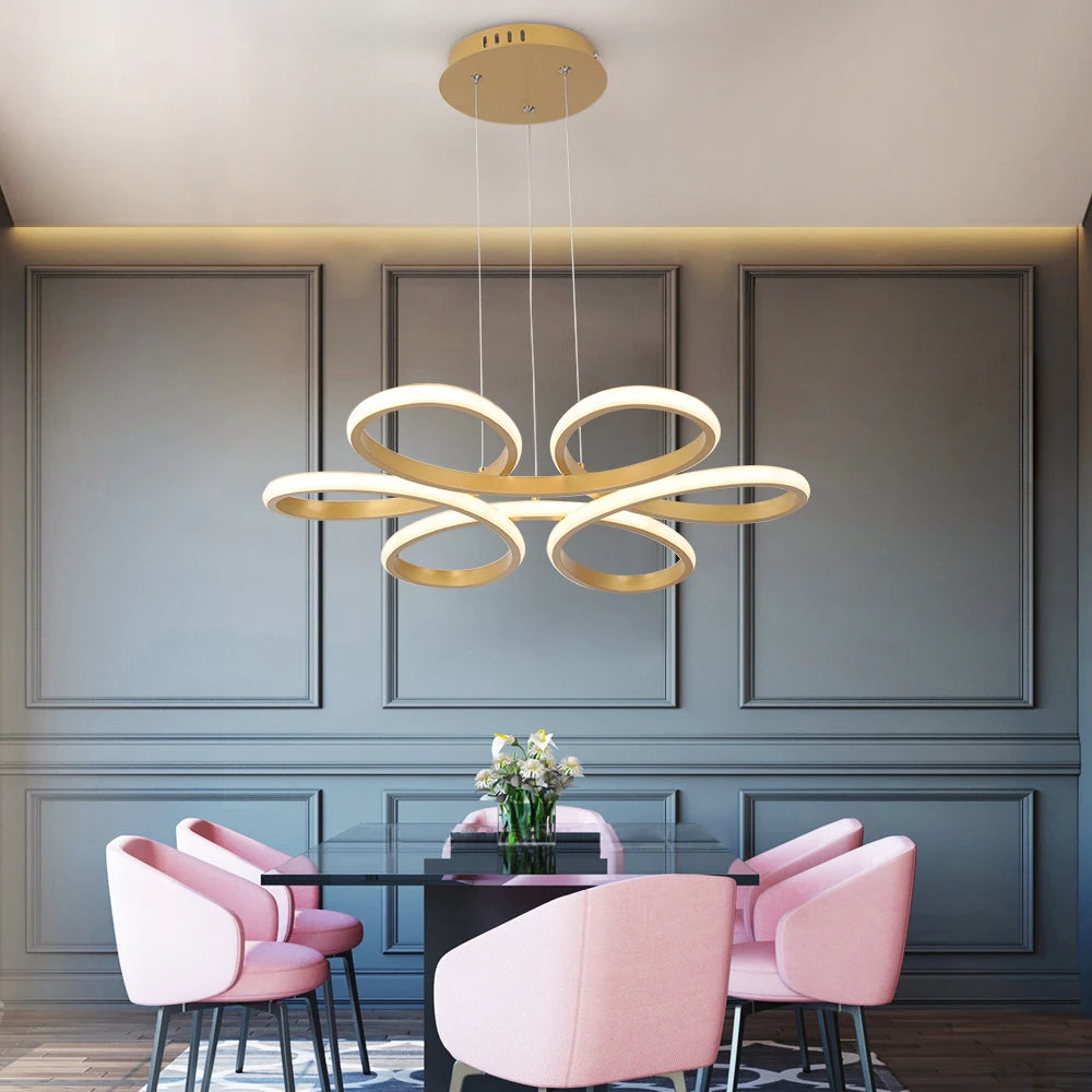 HaloBloom Loop Pendant Light