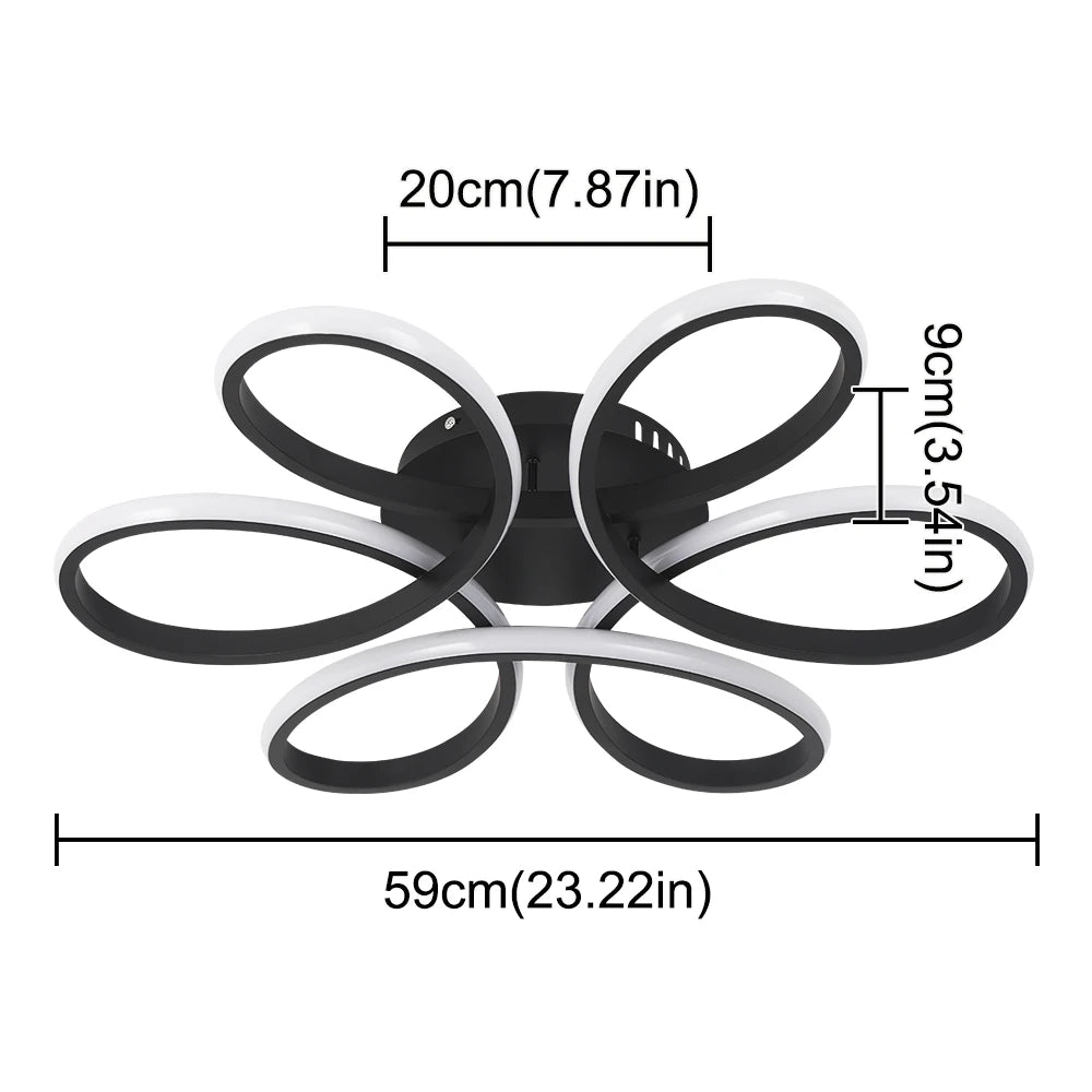 HaloBloom Loop Pendant Light