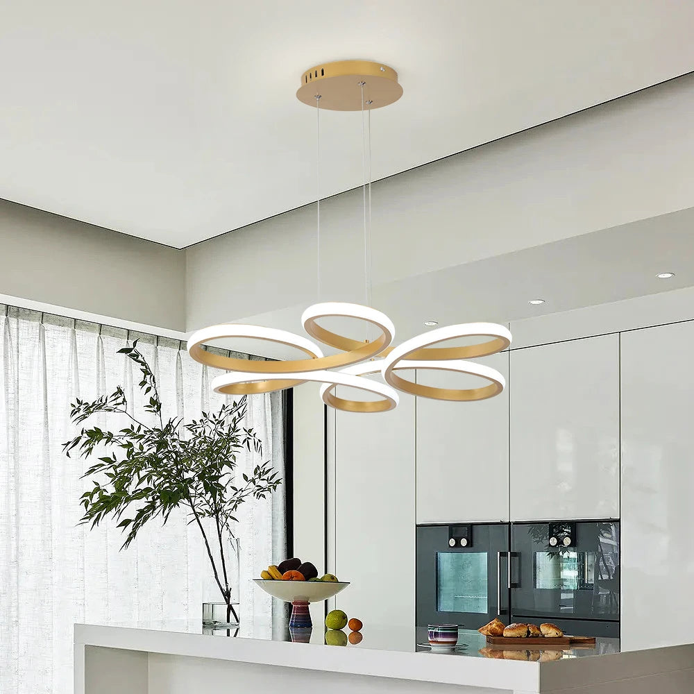 HaloBloom Loop Pendant Light