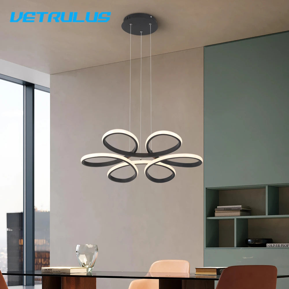 HaloBloom Loop Pendant Light